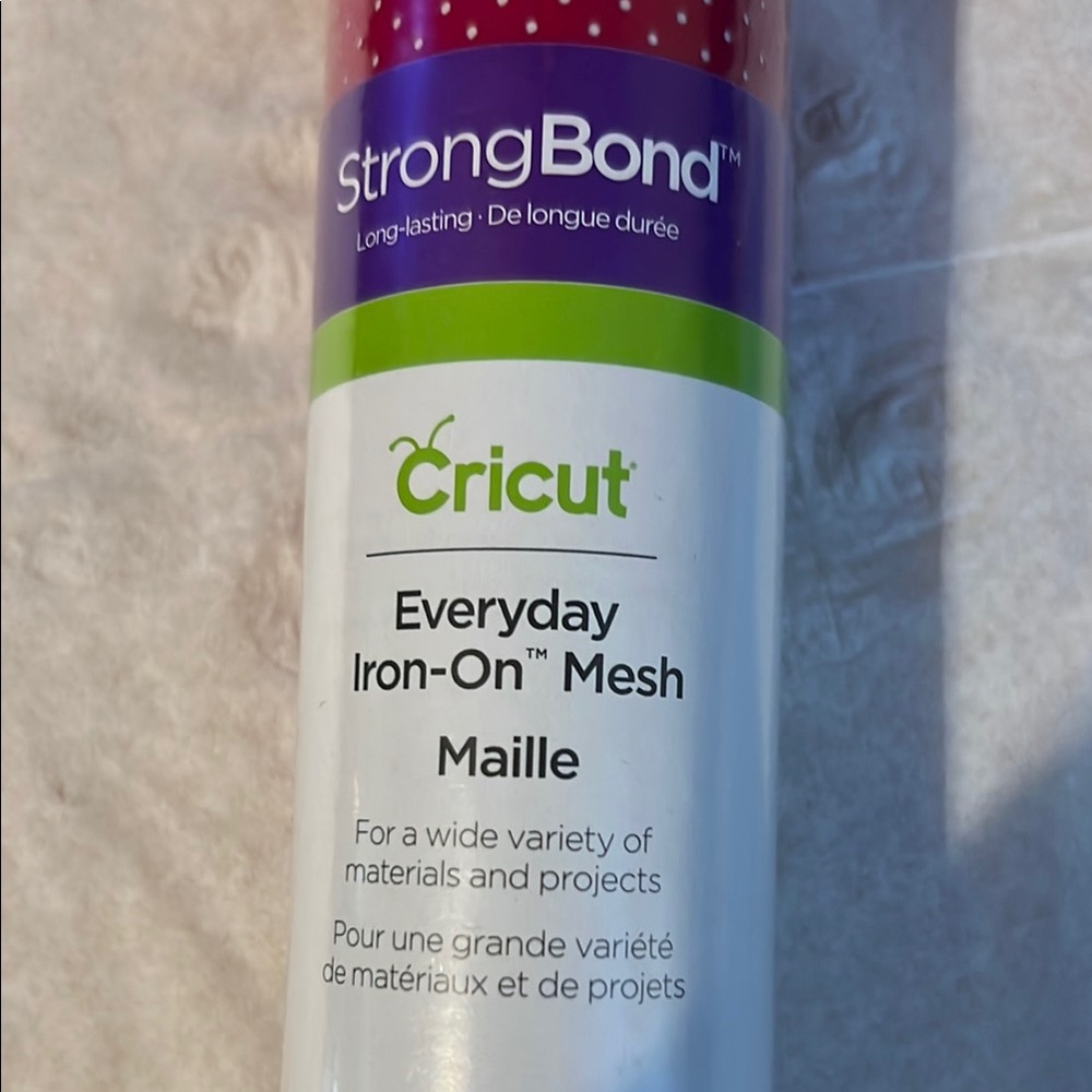 Cricut StrongBond Everyday Iron-On Mesh - White